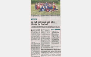 L'ASNC DANS LE JOURNAL................