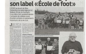 L'Observateur de Beauvais du 30/10 LABEL pour l'ASNC