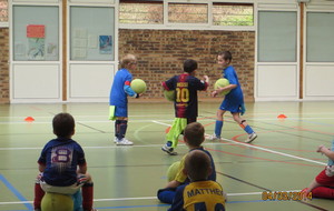 STAGE U6 à U9 en salle Lundi et Mardi et match à Balagny Mercredi