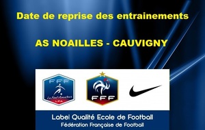 Date de reprise d'entrainement 2016 - 2017