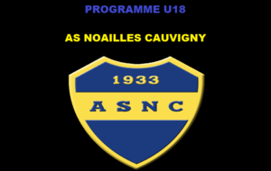Programme de la reprise U18 