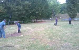 Le terrain de Cauvigny en soin