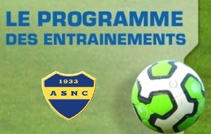 Point sur les entrainements du mercredi 24 Janvier