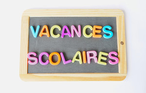 Planning des entrainements durant les vacances scolaires