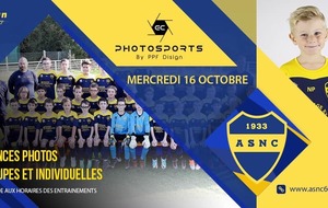 SÉANCE PHOTO - MERCREDI 16 OCTOBRE (U6 à U13) 