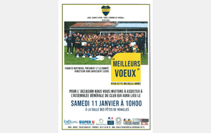 Assemblée Générale Samedi 11 janvier