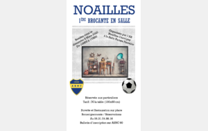 1 ère brocante en salle de l'ASNC - Dimanche 08 Mars