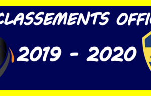 Les classements Séniors officiels (DOF)