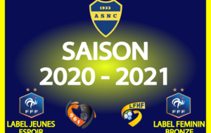 Informations Saison 2020 - 2021 