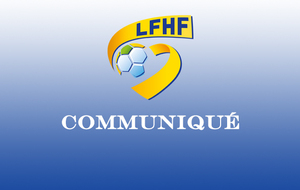 Communiqué de la Ligue des Hauts de France 