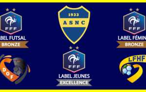 3 Labels FFF à L'ASNC ! 