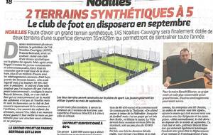 Les terrains foot5 synthétiques arrivent ! 