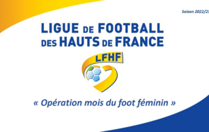 Le mois du foot féminin à l'AS Noailles Cauvigny