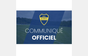COMMUNIQUÉ DU MERCREDI 15 JANVIER