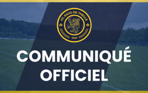 [COMMUNIQUÉ OFFICIEL] REPRISE DES ENTRAINEMENTS U6 à U13 - Saison 2025-2026 