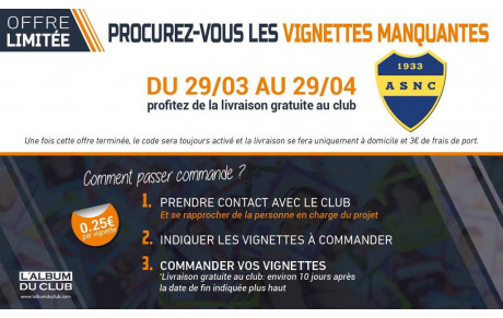 Album Du Club  - Vignettes manquantes ? 