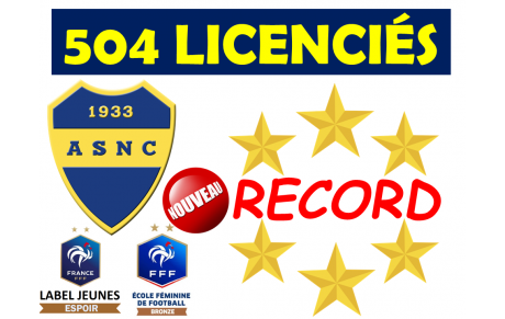 La barre des 500 licenciés est désormais dépassée !