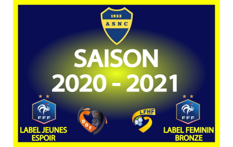 Informations Saison 2020 - 2021 