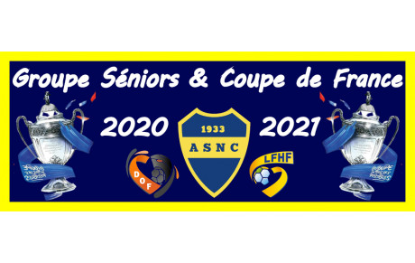 Les Groupes Séniors &amp; 1er Tour de Coupe de France 2020-2021