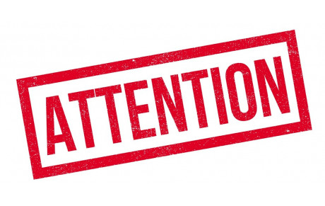 Changement de lieu des entrainements à partir du 24 Septembre inclus