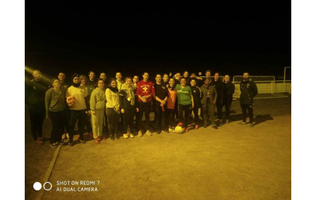 Quel succès pour la première séance du foot loisir senior féminin !