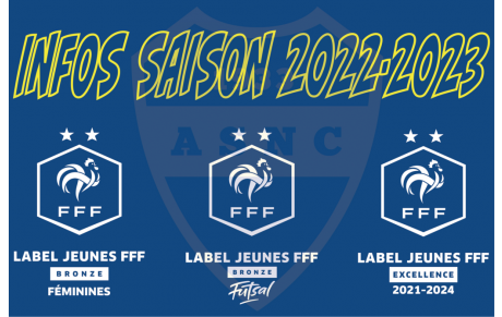 #Infos Reprise Saison 2022-2023