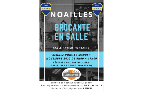 1ère Brocante en Salle