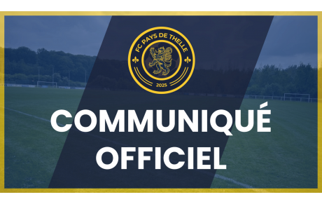 [COMMUNIQUÉ OFFICIEL] REPRISE DES ENTRAINEMENTS U6 à U13 - Saison 2025-2026 