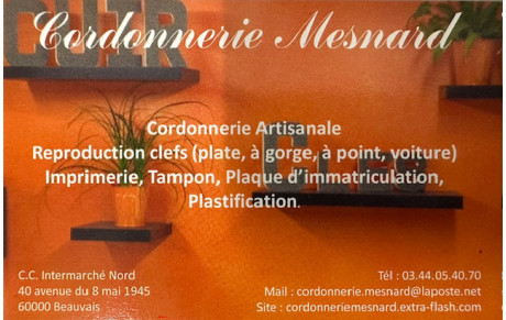 Cordonnerie Mesnard Beauvais